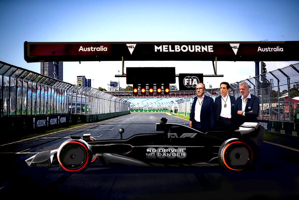 Domenicale, Aprile & Wittich with Driverless F1 Car