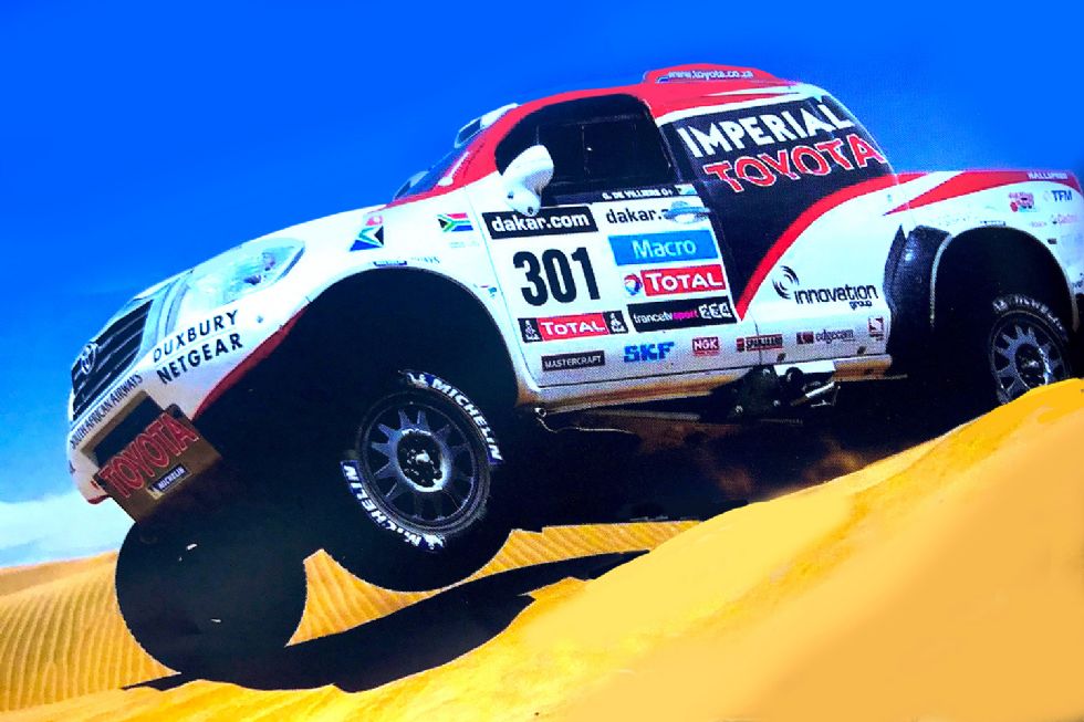Giniel de Villiers Hilux Dakar 2013