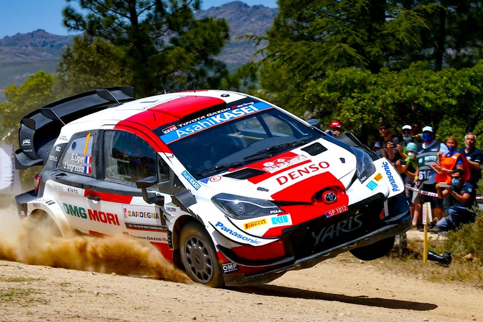 Ogier won WRC Sardinia