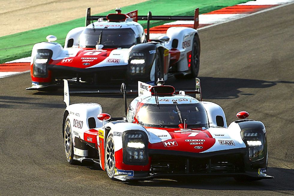 Toyota scored a 100th start WRC 1-2