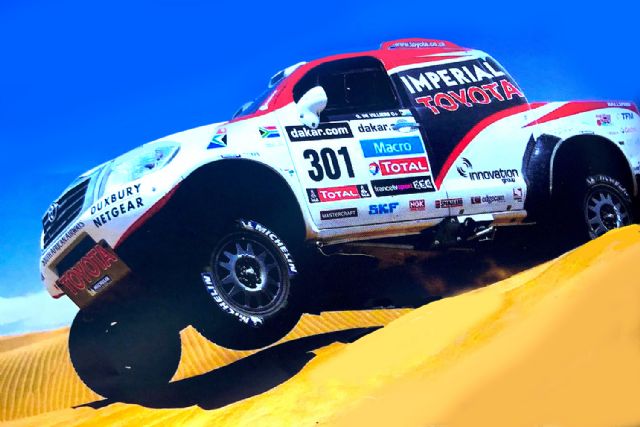 Giniel de Villiers Hilux Dakar 2013