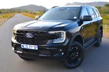 A BLACK FORD EVEREST ALL DRESSED TO KILL