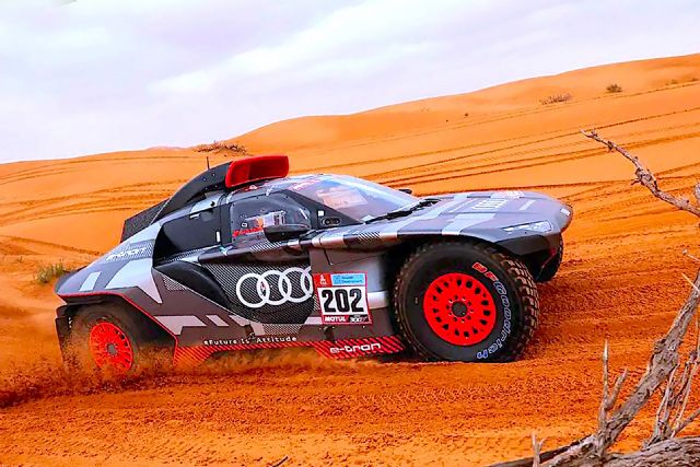 Carlos Sainz won for Audi